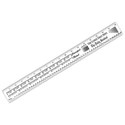 18" Flexible Plastic Ruler