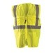 Classic Mesh Multipocket Surveyor Safety Vest with Zipper