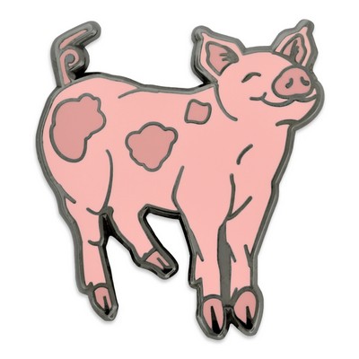 Prancing Pig Pin