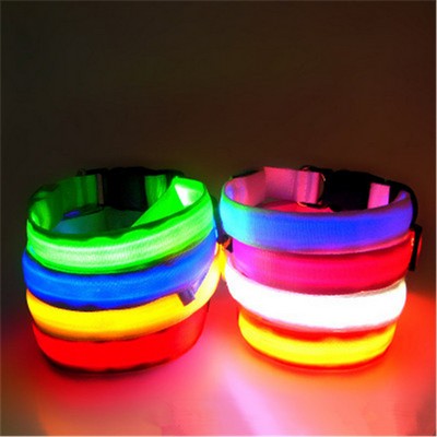 Nylon LED Pet Dog Collar