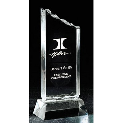 Clear Summit Tower Award, Small (4-1/4" x 8")