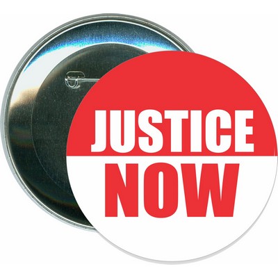 Justice Now - 3 Inch Round Button