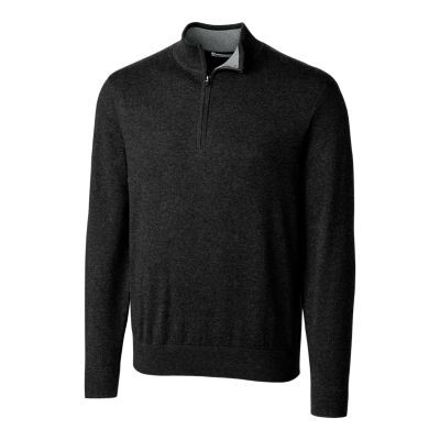 Cutter & Buck Lakemont Tri-Blend Mens Quarter Zip Pullover Sweater