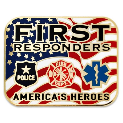 First Responders Heroes Lapel Pin