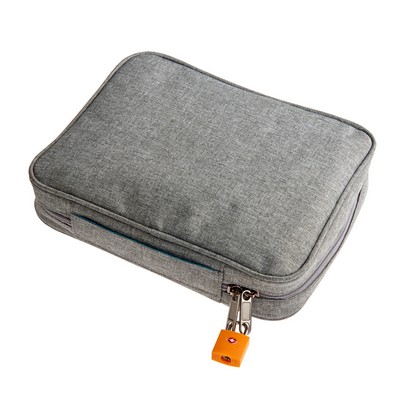 Smooth Trip Travel Gear by Talus® SafeGuard™ Medication Organizer, Gray