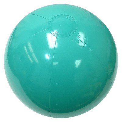 16" Inflatable Solid Teal Beach Ball