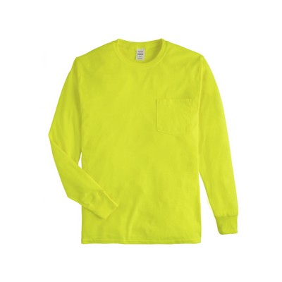 Hanes® Workwear Long Sleeve Pocket Tee