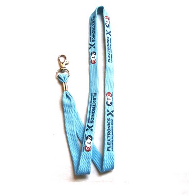 Tube Polyester Lanyard w/Lobster Claw Clip