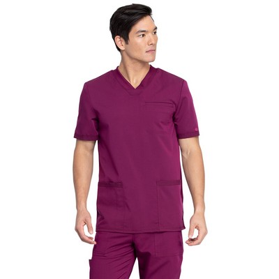 Dickies® Balance Men's V-Neck Scrub Shirt w/Three Pockets