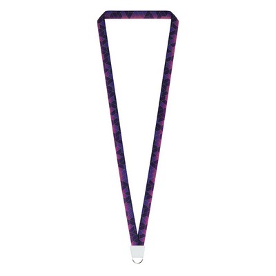 5/8" Pillar™ Vivid Silver Lanyard (Full Color)