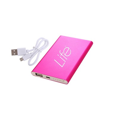 4000Mah Portable Aluminum Power Bank