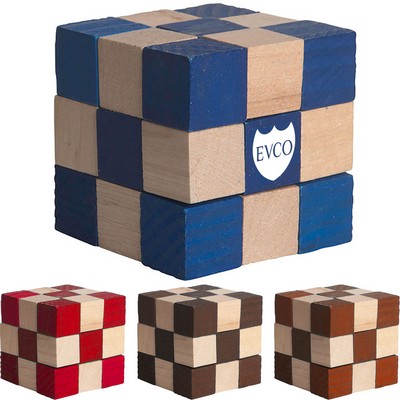 Wood Cube Puzzle