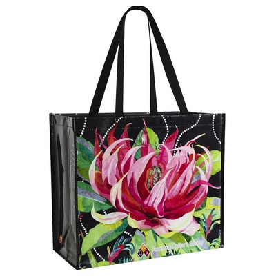 Custom Full-Color 160g Double Laminated Woven Promotional Tote Bag 16"x14"x8"