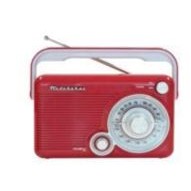 Studebaker Portable AM/FM Radio w/Headphone Jack (Red)