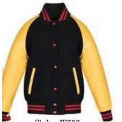 Melton Ladies Leather Varsity Jacket w/Raglan Sleeve