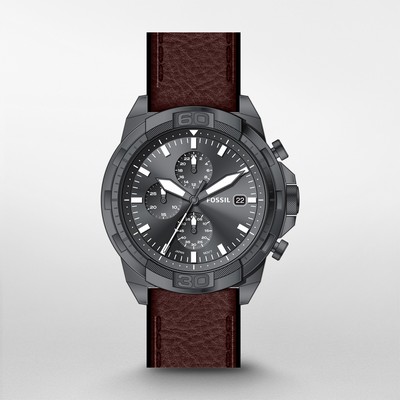 Fossil 44MM Bronson Stainless Steel Casual Watch