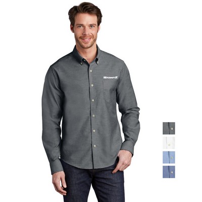 Port Authority ® Untucked Fit SuperPro ™ Oxford Shirt