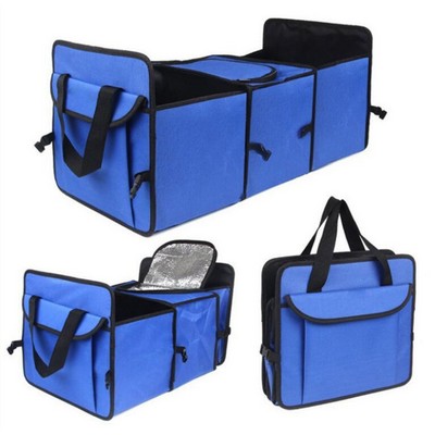 Collapsible Auto Trunk Organizer & Insulated Cooler