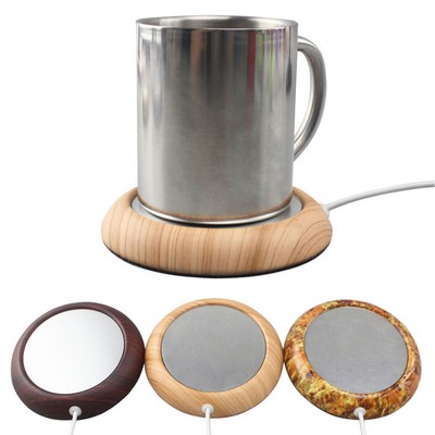 USB Powered Tea Coffee Milk Cup Mug Warmer Heater Pad Desktop