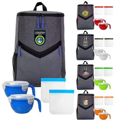 Victory Noodle & Sandwich Cooler Backpack Set