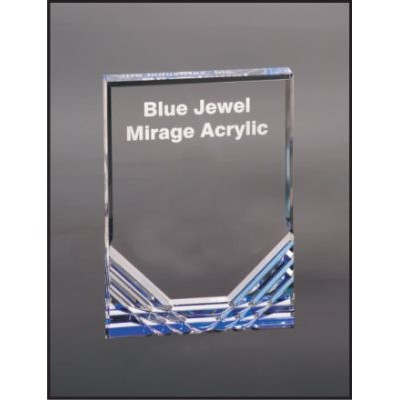 5" x 7" Blue Jewel Mirage Acrylic Award