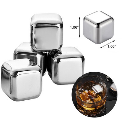 Custom Stainless Steel Ice Cube