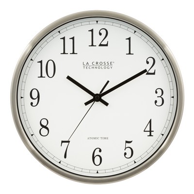 12" Metal Atomic Analog Clock