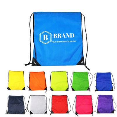 Budget Polyester Drawstring Backpack