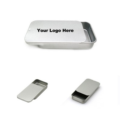 Mini Tin Box with Sliding Lid