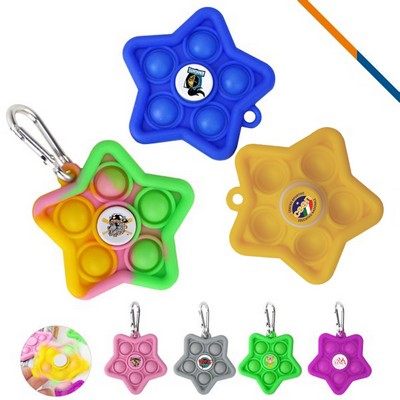 Star Push Bubble Fidget Spinner