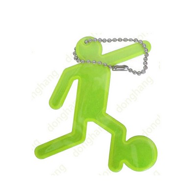 Sports Shape Reflective Keytag