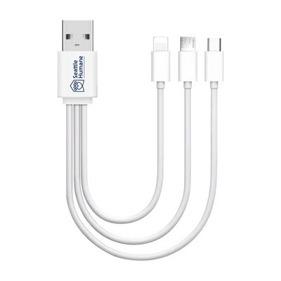 3 In 1 Multi DC Charging Cable