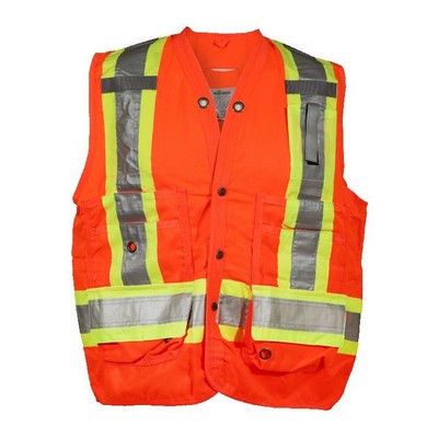 150D Orange Econo Surveyor Vest