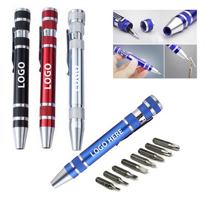 Pocket Pal Aluminum Tool Pen Screw Drivers