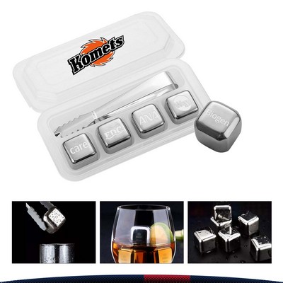 Chilling Stainless Steel Ice Cubes