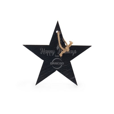 5" Star Slate Ornaments