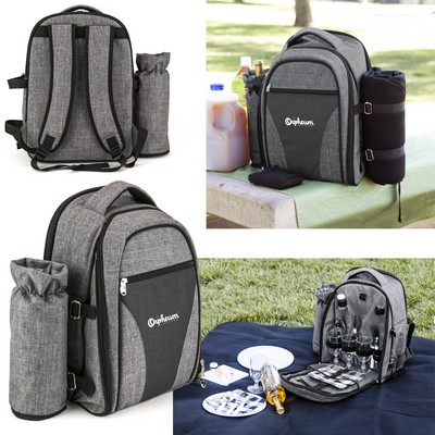 Wine Picnic Backpack For Four