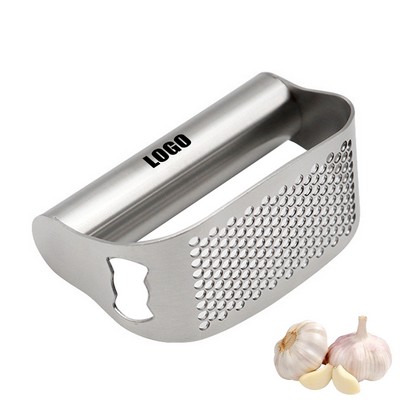 Steel Garlic Mincer Squeezer With Opener