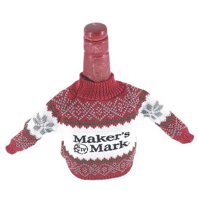 Christmas Sweater Wine Bottle Cover