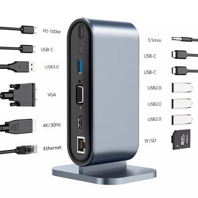 13 in 1 USB Type C HUB Adapter