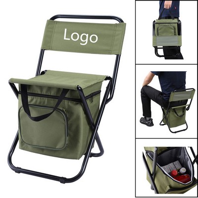 Camping Chair with Cooler Bag