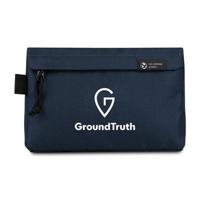 Renew rPET Zippered Pouch - Navy