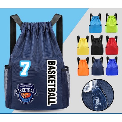 Customized Basketball Sport Drawstring Backpack