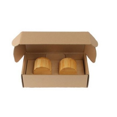 Bamboo Slide Lid Seasoning Container Box