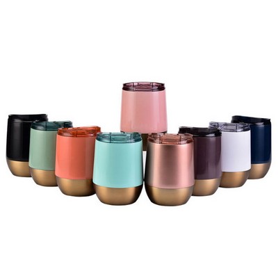 350ml Custom Double Wall Egg Shape Stainless Steel Vacuum Insulated Coffee Mug