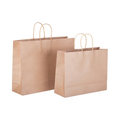 Kraft Paper Bags w/Color Printing Logo