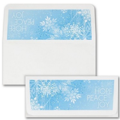 Hope Peace Joy Flurries Currency Envelope