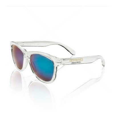 Supernova Mirrored Sunglasses (2 Color Imprint)