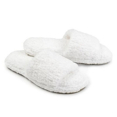 Spa Slippers - Solid - Chenilla Classic™ - White - S/M