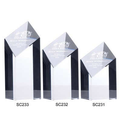 Diamond Tower Award (5"X 3 3/8"X 3 3/8")